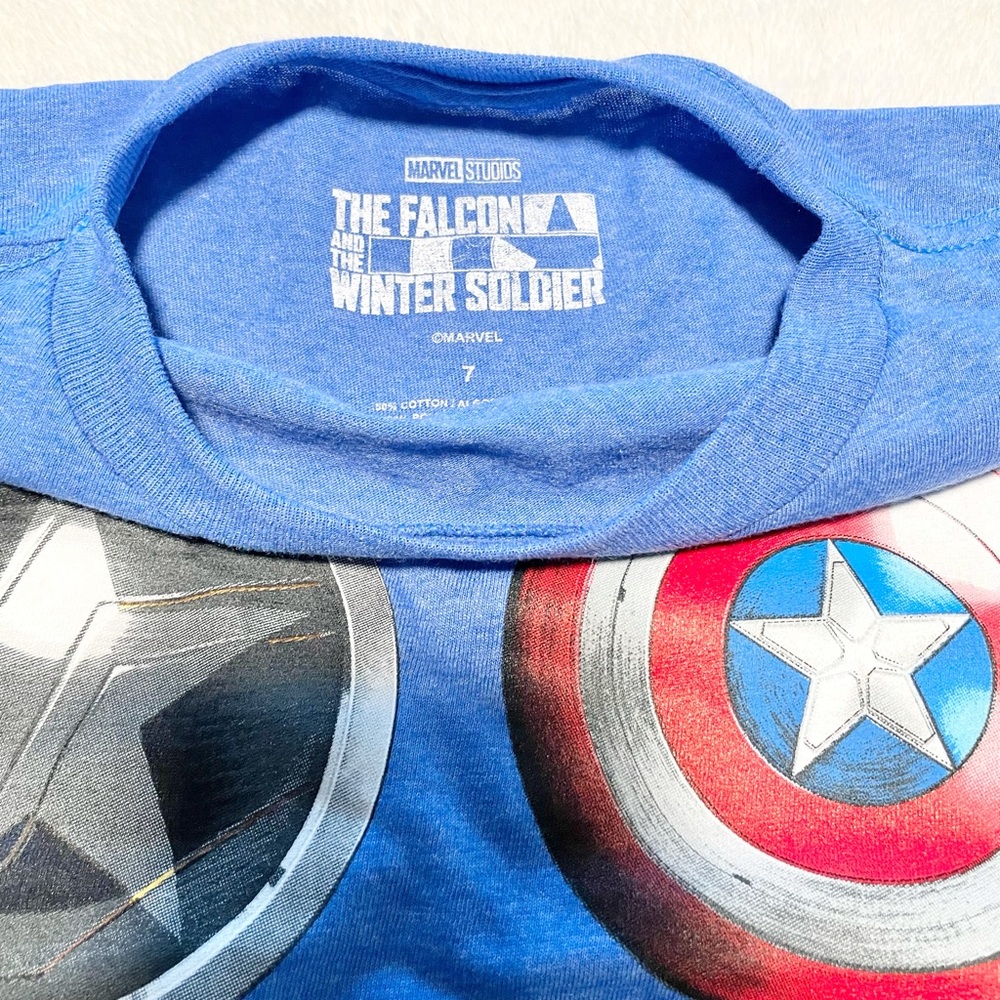NEW Boy’s Marvel Falcon and Winter Soldier Tee - Picture 8 of 9